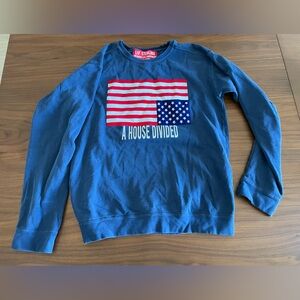 Political statement sweatshirt, EUC